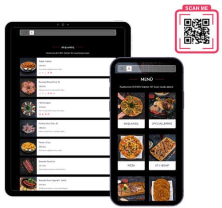 Tablet Dijital Menü - MenuMood.com